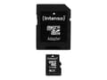 Miniatyrbild 1 av 5: Intenso Class 10 - Flash-minneskort (adapter, microSDHC till SD inkluderad) - 16 GB - Class 10 - microSDHC