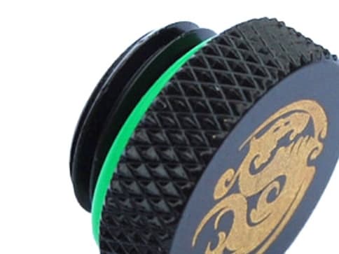 BitsPower pistoke G1/4 tuuman uros - musta mattainen