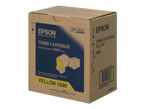 Epson - Høykapasitets - gul - original - tonerpatron - for AcuLaser C3900DN, C3900DTN, C3900N, C3900TN, CX37DN, CX37DNF, CX37DTN, CX37DTNF
