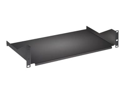 Intellinet 19" Cantilever Shelf, 2U, Fixed, Depth 400mm, Max 25kg, Black, Three Year Warranty - Hylla för rack - svart, RAL 9005 - 2U - 19"