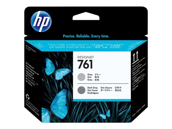 HP 761 - Grå, mørk grå - skriverhode - for DesignJet T7100, T7200, T7200 Production Printer