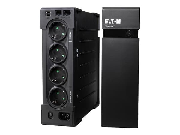 Eaton Ellipse ECO 1200 USB DIN - UPS (rackmonterbar/ekstern) - AC 230 V - 750 watt - 1200 VA - USB - utgangskontakter: 8 - 2U - 19"