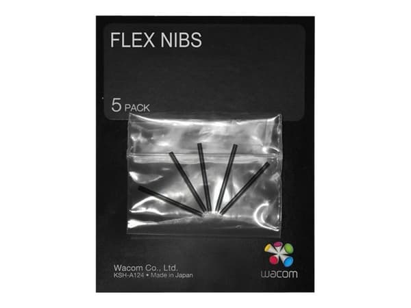 Wacom Flex Pen Nibs for Intuos4 - Digital pennspets (paket om 5) - för Intuos4 Large, Medium, Small, Wireless, X-Large
