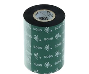 Zebra 5095 Resin Ribbon 110mm x 74m, G-series, TLP284x/TLP384x, TLP274x/264x, T402, R402, R-2844Z, 74 m, 1,27 cm, 110mm x 74m
