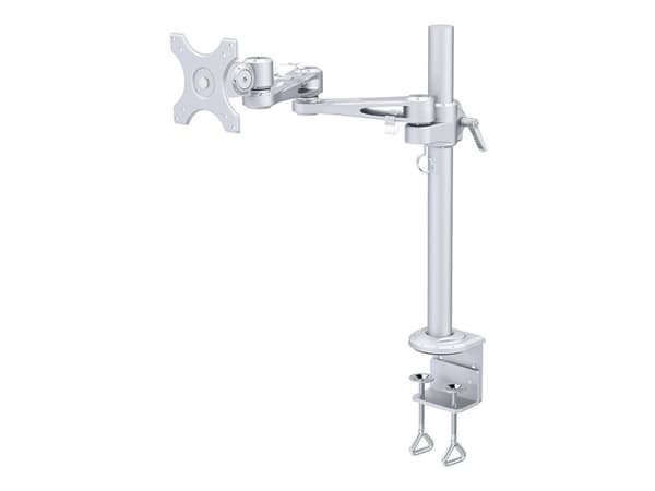Neomounts FPMA-D935 - Monteringssats - fullständig rörelse - för LCD-display - silver - skärmstorlek: 10"-30" - klämma, monterbar, disk-monteringsbar