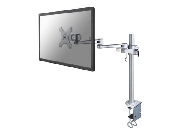 Neomounts FPMA-D935 - Monteringssats - fullständig rörelse - för LCD-display - silver - skärmstorlek: 10"-30" - klämma, monterbar, disk-monteringsbar