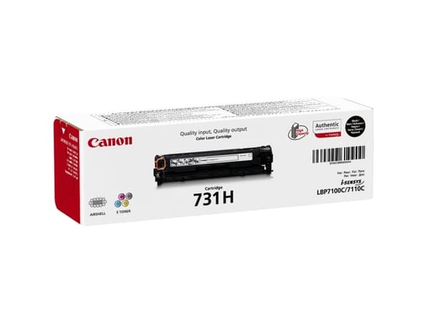 Canon 731 BK H - Høykapasitets - svart - original - tonerpatron - for i-SENSYS MF623Cn, MF628Cw