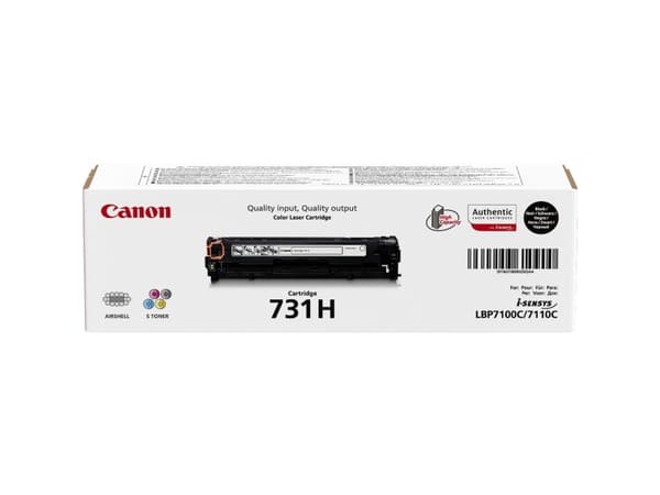 Canon 731 BK H - Høykapasitets - svart - original - tonerpatron - for i-SENSYS MF623Cn, MF628Cw