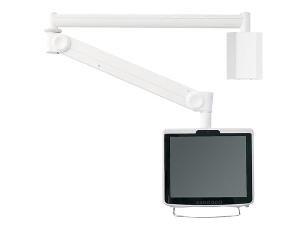 Neomounts FPMA-HAW100 - Brakett - full bevegelse - for LCD-skjerm - medisinsk - hvit - skjermstørrelse: 10"-24" - veggmonterbar