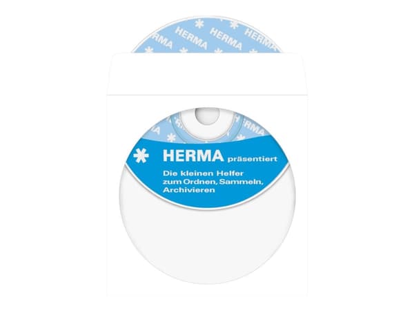 HERMA - CD/DVD-muffe - hvit