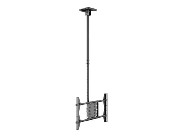 Multibrackets M Public Ceilingmount Large Single - Monteringssats (takplatta, lutande takmontering, VSA-adapter) - för LCD-display - stål - svart - s