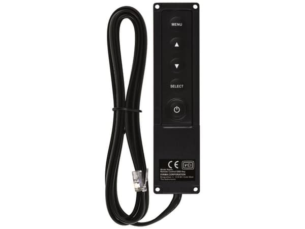 iiyama RC TOUCHV01, Näyttö, Langallinen, Painikkeiden painaminen, Musta