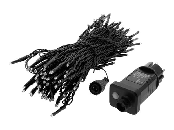 DELTACO SMART HOME SH-LW10M - Ljuskedja - LED - varmt vitt ljus - svart