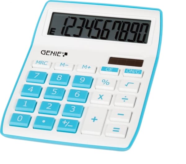 GENIE 840 B - Skrivebordskalkulator - solpanel, batteri
