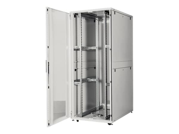 DIGITUS Professional Unique DN-19 SRV-42U-8/12 - Rack skåp - grå, RAL 7035 - 42U - 19"
