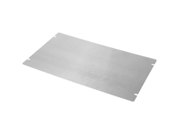 Hammond Electronics 1434-127 Gulvplade (L x B x H) 305 x 178 x 1 mm Aluminium Natur 1 stk