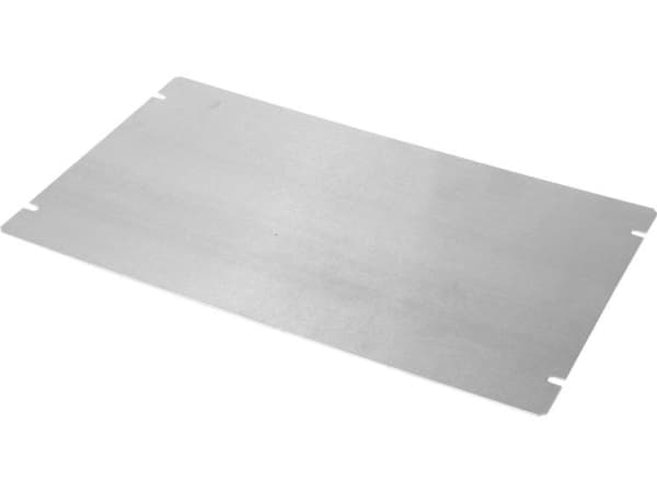 Hammond Electronics 1434-127 Gulvplade (L x B x H) 305 x 178 x 1 mm Aluminium Natur 1 stk