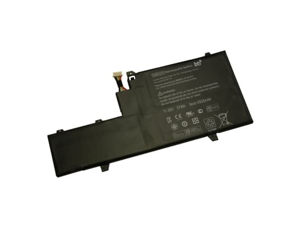 BTI - Batteri til bærbar PC - litiumion - 3-cellers - 4953 mAh - for HP EliteBook x360 1030 G2 Notebook