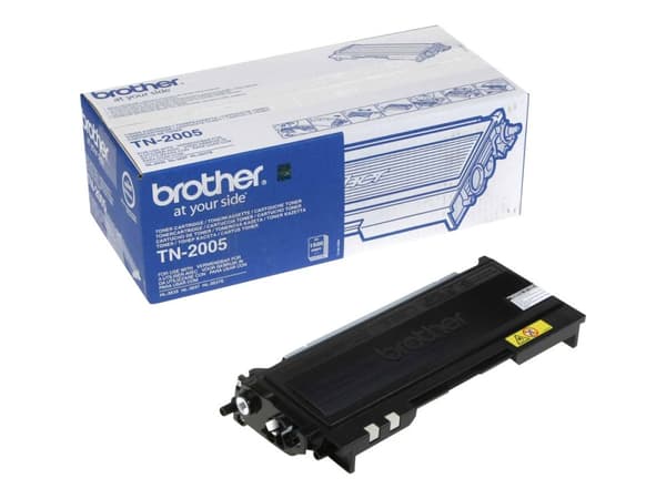 Brother TN-2005 Toner Cartridge tonerpatron Original Sort