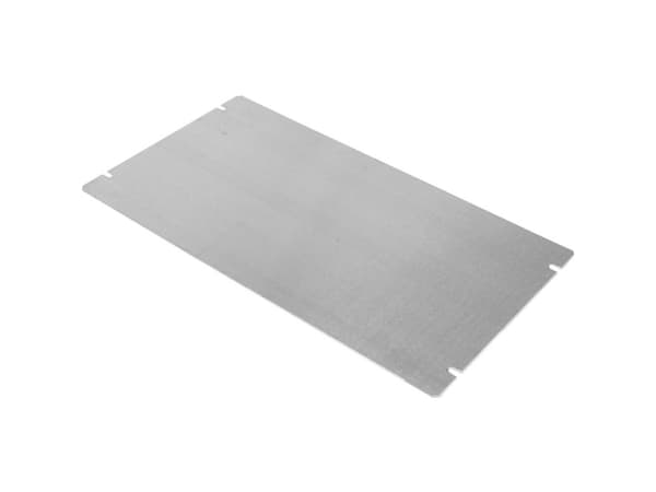 Hammond Electronics 1434-137 Gulvplade (L x B x H) 330 x 178 x 1 mm Aluminium Natur 1 stk