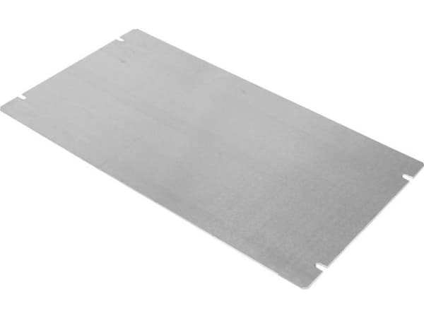 Hammond Electronics 1434-137 Gulvplade (L x B x H) 330 x 178 x 1 mm Aluminium Natur 1 stk