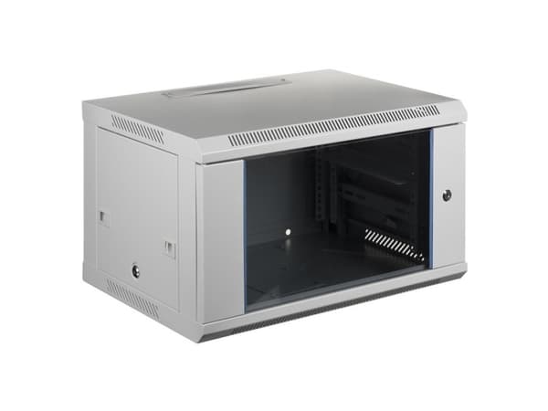 ALANTEC - Skåp - väggmontering - grå - 15U - 19"