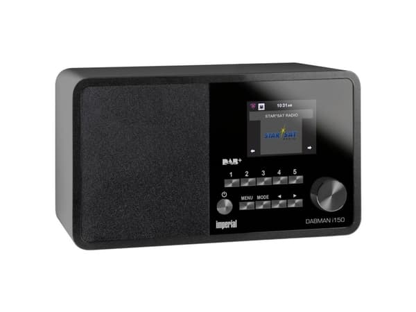 Imperial DABMAN i150, Bærbar, DAB, DAB+, FM, 87,5 - 108 Mhz, 174 - 240 Mhz, 20 W, 7,62 cm (3")