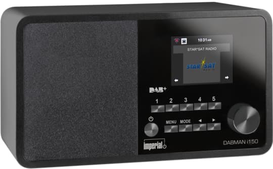 Imperial DABMAN i150, Bærbar, DAB, DAB+, FM, 87,5 - 108 Mhz, 174 - 240 Mhz, 20 W, 7,62 cm (3")