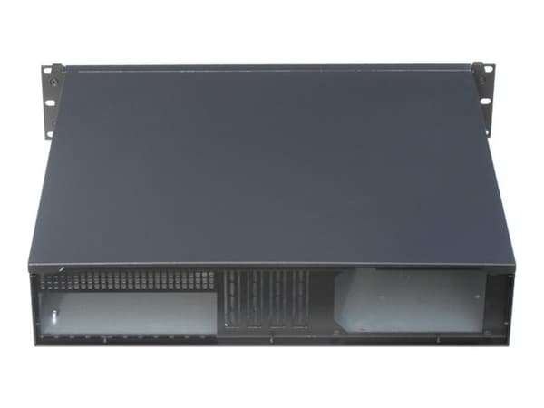 Gembird 19CC-2U-01 - Rack-monterbar - 2U - ATX - ingen strømforsyning (ATX) - sort - USB