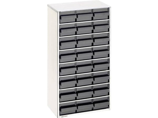 raaco 1224-02, 24 hyllyä, Terästä, Musta, 26,4 kg, 306 mm, 150 mm