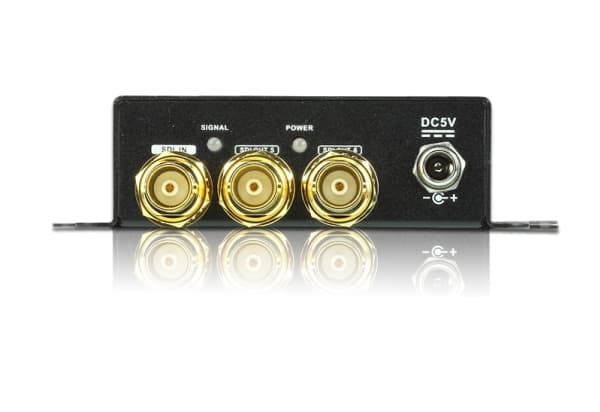 ATEN VanCryst VS146 3G/HD/SD-SDI Splitter - Videosplitter - 6 x SDI - stasjonær