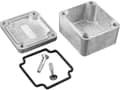 Miniatyrbild 1 av 2: Hammond Electronics 1550Z101GASKET Tætning Silikone Sort (L x B x H) 50 x 45 x 2 mm 2 stk