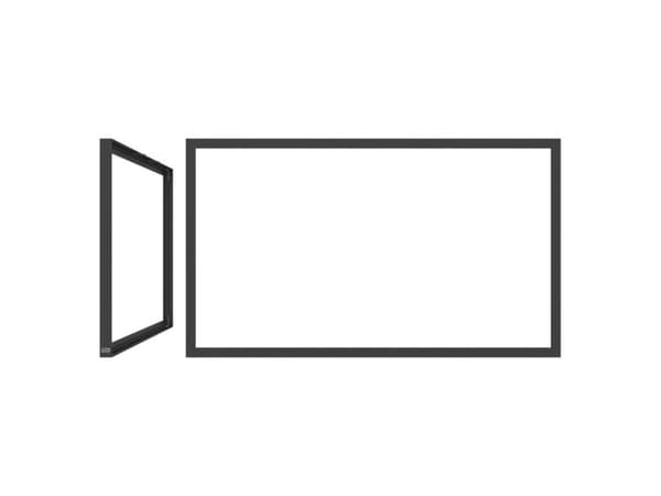 SMS Smart Media Solutions 32L/P Casing Frame BL, Overtrekk, Sort, 81,3 cm (32"), 81,3 cm (32"), 740 x 435 mm, 1 stykker