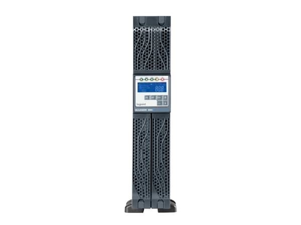 Legrand DAKER DK Plus 1000 - UPS (rackmonterbar/ekstern) - AC 230 V - 900 watt - 1000 VA - enkeltfase - 7.2 Ah - RS-232, USB - utgangskontakter: 6 -