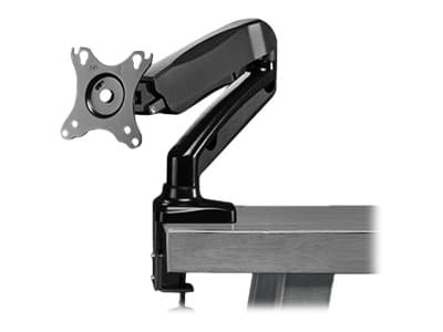 ICY BOX IB-MS303-T - Stativ (leddarm, VESA-adapter, bordklemmefot, maljemonteringsfot) - for LCD-skjerm - metall - svart - skjermstørrelse: inntil 27