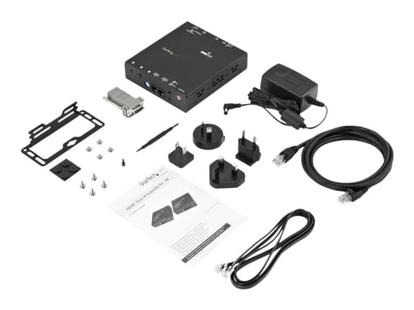 StarTech.com 4K HDMI over IP Receiver for ST12MHDLAN4K - 4K Receiver - HDMI Over Cat6 - 4k AV Receiver (ST12MHDLAN4R) - Video/lyd-forlenger - mottake