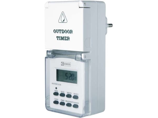 Emos Digital Timer Programmer TFE-5/EXTERNAL IP44 (P5507)