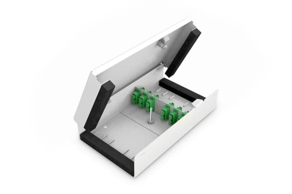 Digitus DN-96800S-2, Vegg-montert, Innendørs, Stål, IP20, 150 mm, 55 mm