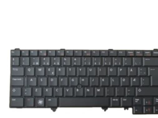 DELL J3TN0, Tangentbord, Norsk, DELL, Latitude E6520, E6530