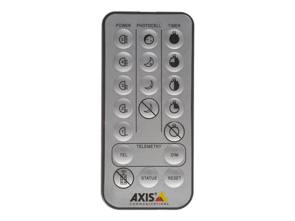 Axis T90B - Fjernkontroll - infrarød - for AXIS T90B15, T90B20, T90B25, T90B30, T90B35 Sølv