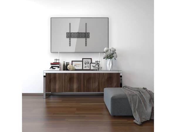 Value 17.99.1213, TV, 40 kg, 200 x 200 mm, 400 x 400 mm, Svart