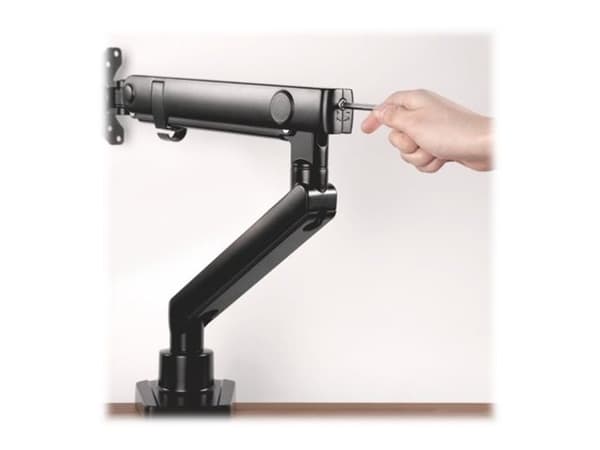 Maclean MC-812 - Monteringssats - för 2 LCD-bildskärmar - aluminium, stål - skärmstorlek: 17"-32" - disk-monteringsbar