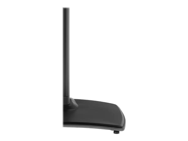 Sanus WSSA1 - Stativ - for høyttaler(e) - eloksert aluminium - svart - plassering på gulv - for Sonos One, PLAY:1, PLAY:3