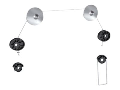 Maclean MC-557 - Monteringssett (hengebrakett) - for flatpanel - sølv - skjermstørrelse: 37"-70" - veggmonterbar