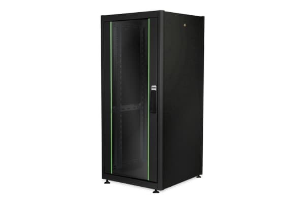 DIGITUS Professional Dynamic Basic Series DN-19 26U-6/6-DB - Rack skåp - svart, RAL 9005 - 26U - 19"