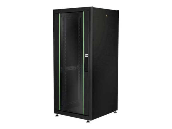DIGITUS Professional Dynamic Basic Series DN-19 26U-6/6-DB - Rack skåp - svart, RAL 9005 - 26U - 19"