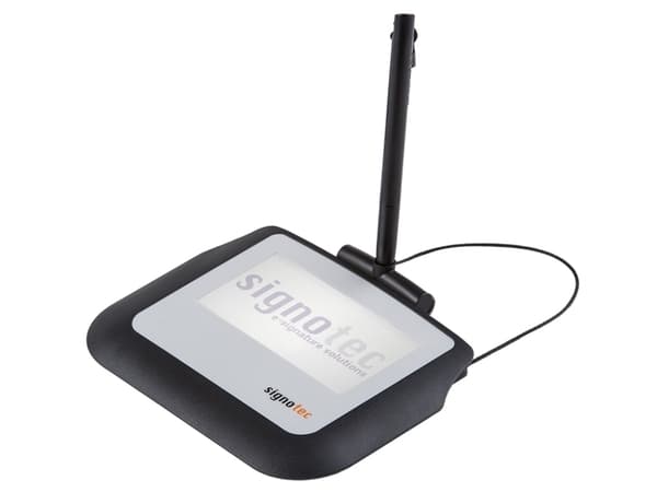 Signotec Sigma, 10,2 cm (4"), LCD, 320 x 160 piksler, 95 x 47 mm, Sort, 95 x 47 mm Sort