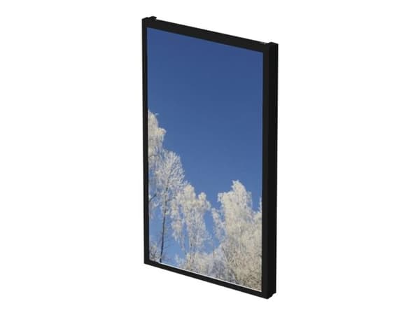 HI-ND Wall Casing EASY 75" Portrait - Monteringssats (hölje) - för LCD-display - metall - svart, RAL 9005 - skärmstorlek: 75" - monteringsgränssnitt: Svart