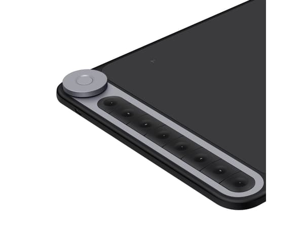 HUION Q620M, Kabel & Trådlös, 5080 lpi, 266,7 x 166,7 mm, USB, 1 cm, Svart
