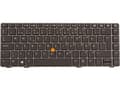 Miniatyrbild 3 av 3: HP - Tangentbord - norsk - för EliteBook 8470p Notebook